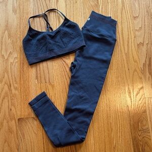 WOMENS Spiritual Gangster Navy Blue Leggings Set